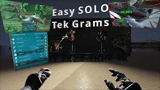 How To Get MOST Tek Grams SOLO! ARK - Boss Fights (No Gen Bosses)