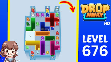 Drop Away Level 676 Solution Walkthrough