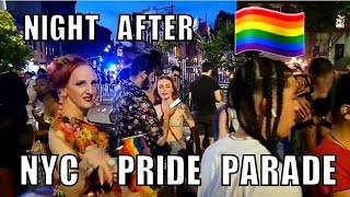 🏳️‍🌈 LIVE NYC After NYC Pride Parade 2022 Greenwich Village and Washington Square Park June 26 2022