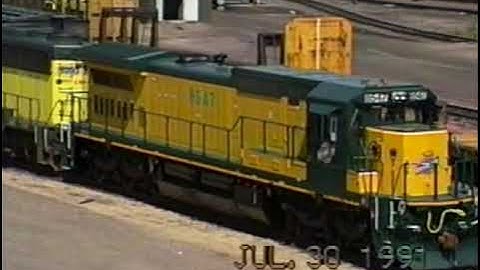 1991_07_30 CNW Short Line yard Des Moines brand new C40-8
