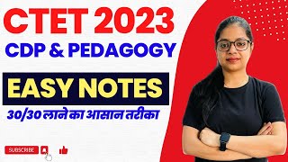 CTET 2023 | CTET CDP & Pedagogy Notes | Tips to Get 30/30 Marks in CTET screenshot 1