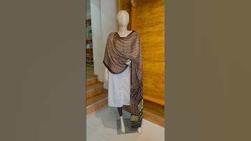 Ajrakh modal silk dupatta #modalsilk #fashion