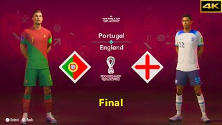 FIFA 23 | PORTUGAL vs. ENGLAND | RONALDO vs. BELLINGHAM | FIFA WORLD CUP FINAL | [4K]