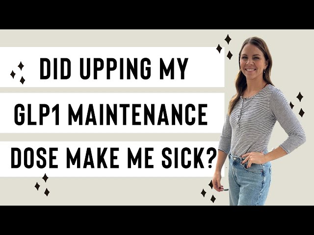 glp 1 making me sick Upped my Semaglutide (Glp1) maintenance dose only 5 units! Did it make me  sick?