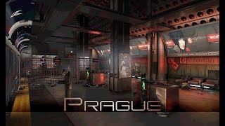 Deus Ex: Mankind Divided - Prague: Čapek Fountain Station (1 Hour of Ambience)