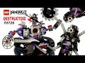 Lego ninjago rebooted destructoid mech 70726 speed build w zane general cryptor  mindroid