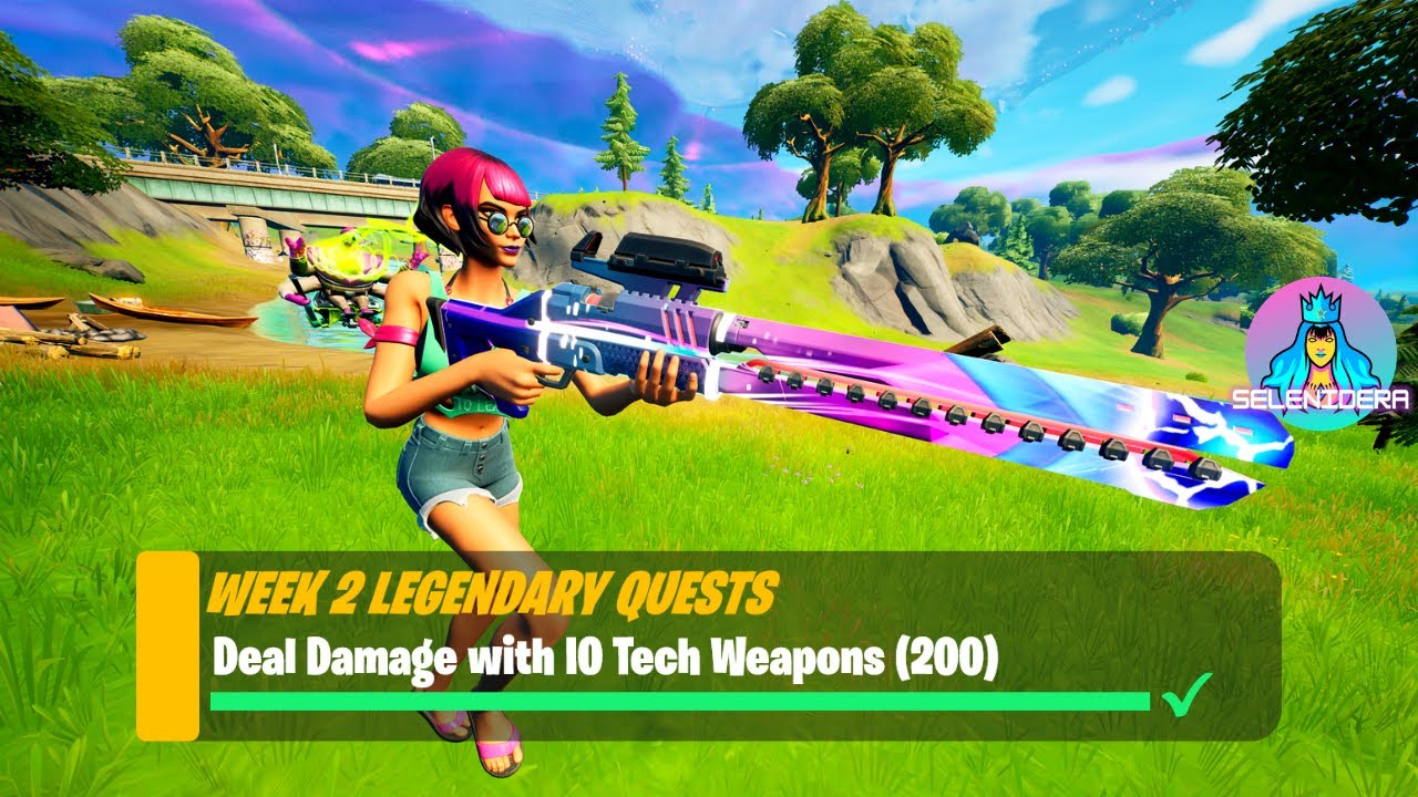 Deal Damage with IO Tech Weapons (200) Fortnite Week 2 Legendary