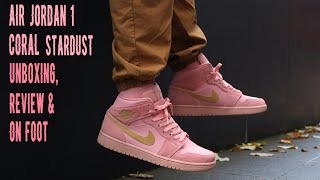 air jordan 1 mid coral