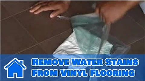 Vinyl Flooring Maintenance & Cleaning : How to Remove Water Stains From Vinyl Flooring