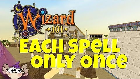 BEATING WIZARD101 BUT I CAN ONLY USE EACH SPELL ONCE STREAM DOESNT END TILL I BEAT KROKOTOPIA!!