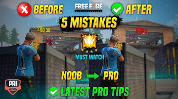 5 Mistakes Freefire Pro Player Does para A3,A5,A6,A7,J2,J5,J7,S5,S6,S7,S9,A10,A20,A30,A50|| Freefire