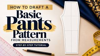 Details How to Draft a Basic Pants Pattern From Measurements | Step-by-Step Guide