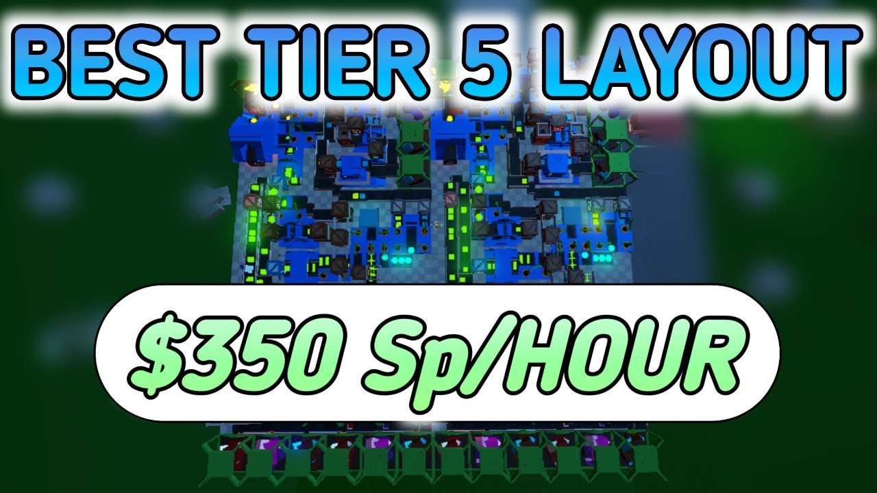 best-tier-5-layout-factory-simulator-roblox-factory-simulator-youtube