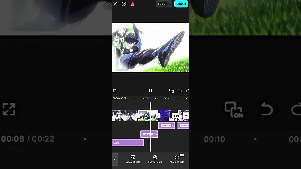 ⚡ Epic Cab Cut Editing Template | Blue Lock Anime AMV 🔥⚽ 
