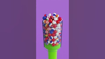 Flag Marbles Overflow 🌏 Satisfying 3d Animation #satisfying #animation #blender3d #3danimation