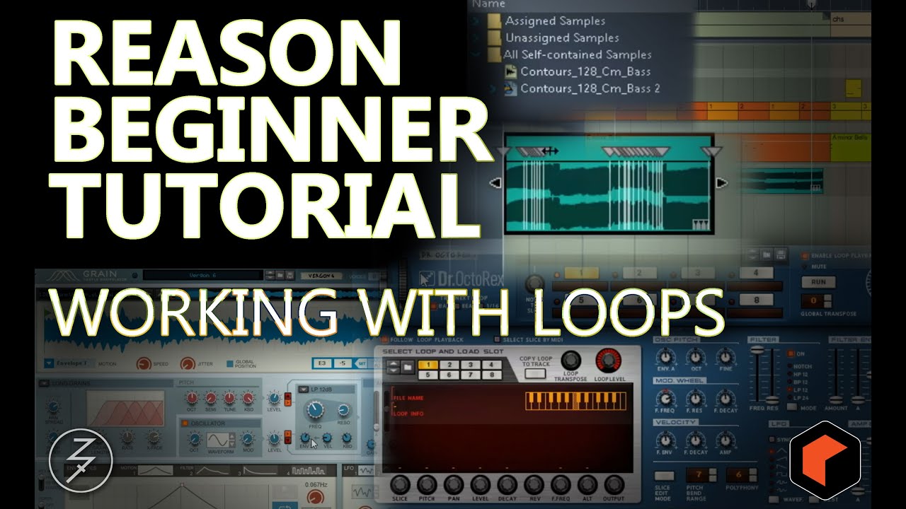 Working With Loops - Reason Beginner Tutorial, Ep. 2 - YouTube
