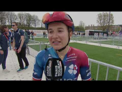 Jade Wiel - Interview à l'arrivée - Paris-Roubaix 2024