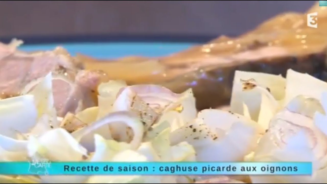 Recette de saison : caghuse picarde aux oignons - YouTube