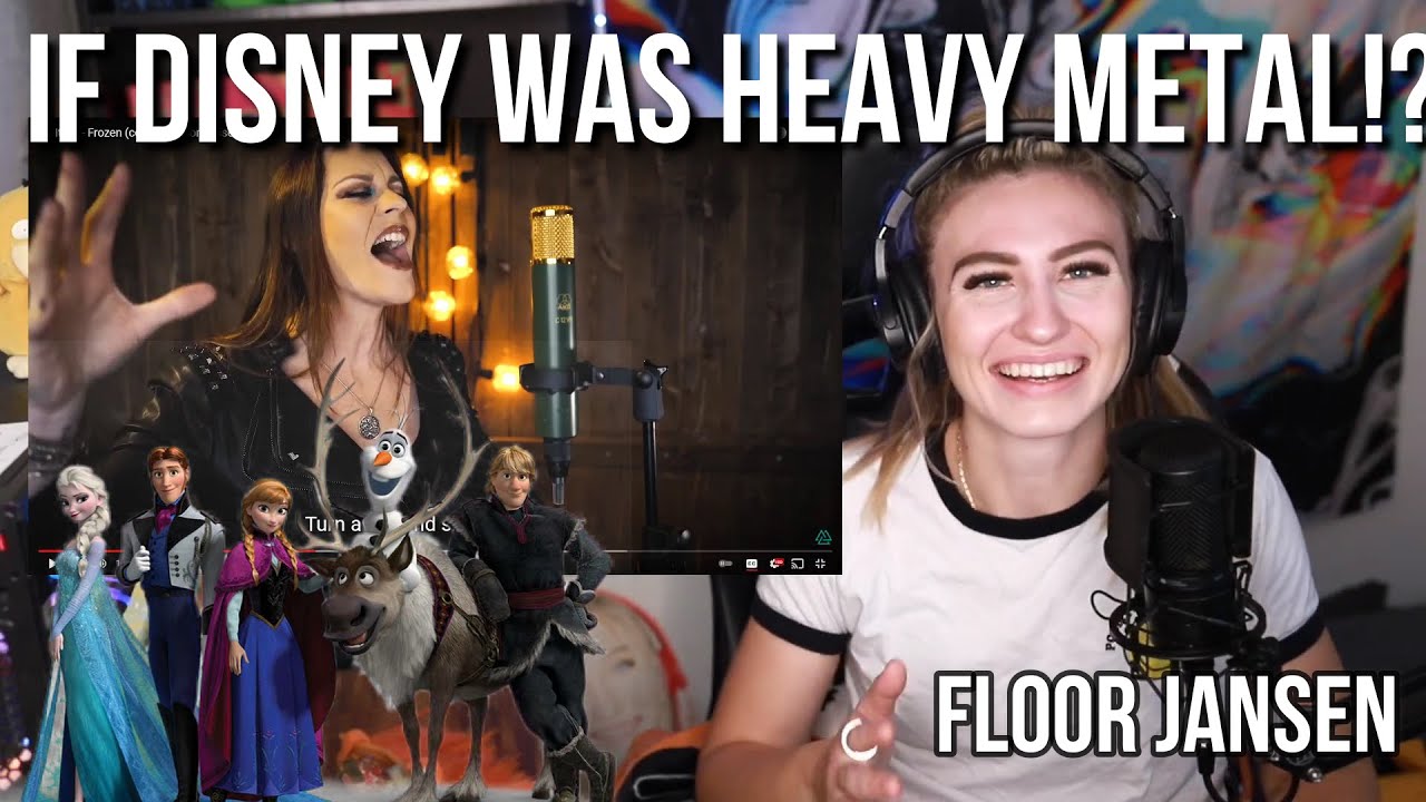 Флор Янсен поёт музыку Диснея?!?! (реакция)