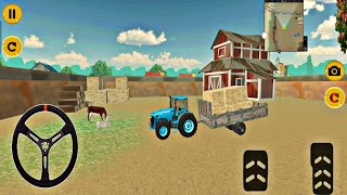 Cargo Tractor Farming | Lái máy kéo trong nông trại | NTB gameplay screenshot 2