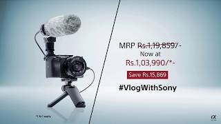 Sony Alpha 6400 Vlogger Kit.