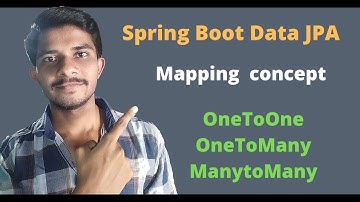 Spring boot data JPA mapping concepts // spring-boot one-to-one mapping Easy Learning Channel
