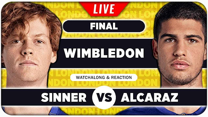 SINNER vs ALCARAZ • Wimbledon 2025 Final • LIVE Tennis Watchalong