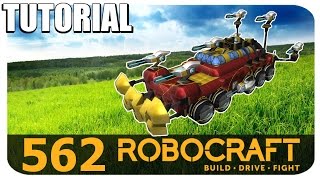 Robocraft Tutorial Tier 8 SMG Wheeled - Let's Build