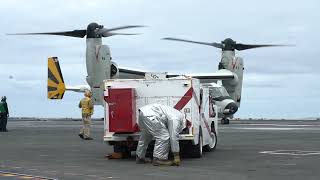 USS Abraham Lincoln conducts flight operations.