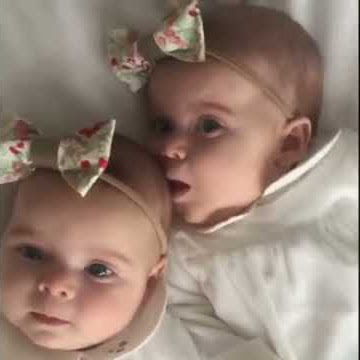 Bayi kembar, lucu dan imut menggemaskan sekali 😍 #baby