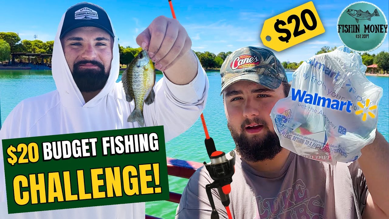 Walmart $20 Budget Fishing Challenge at Sunset Park Las Vegas – Caught More Than I Expected!