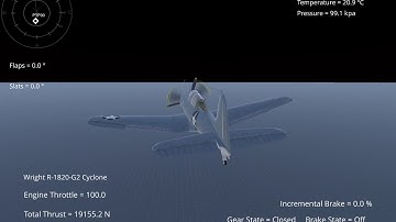 Silantro Unity3d Flight Simulator: Douglas SBD3 Flight test + Landing 2