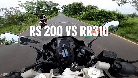 rs200 vs rr310 | top speed test | My fastest acceleration