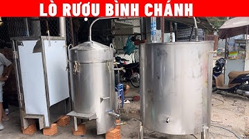 Lò Nấu Rượu 50kg Và Tủ Nấu Cơm 50kg Đun Bằng Củi | Lắp Đặt Tại : Vĩnh Lộc - Tphcm