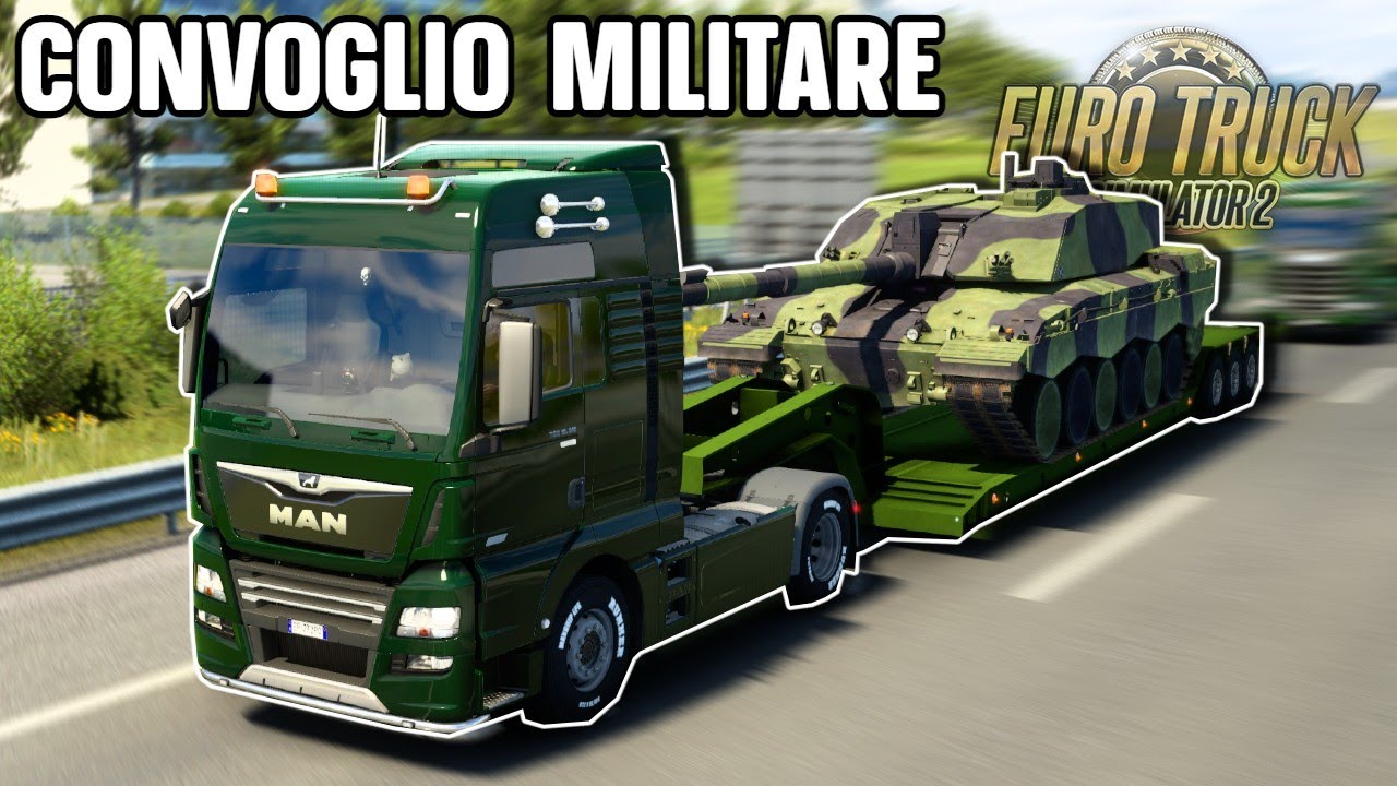 TRASPORTO ECCEZIONALE MILITARE per la NATO su ETS2!