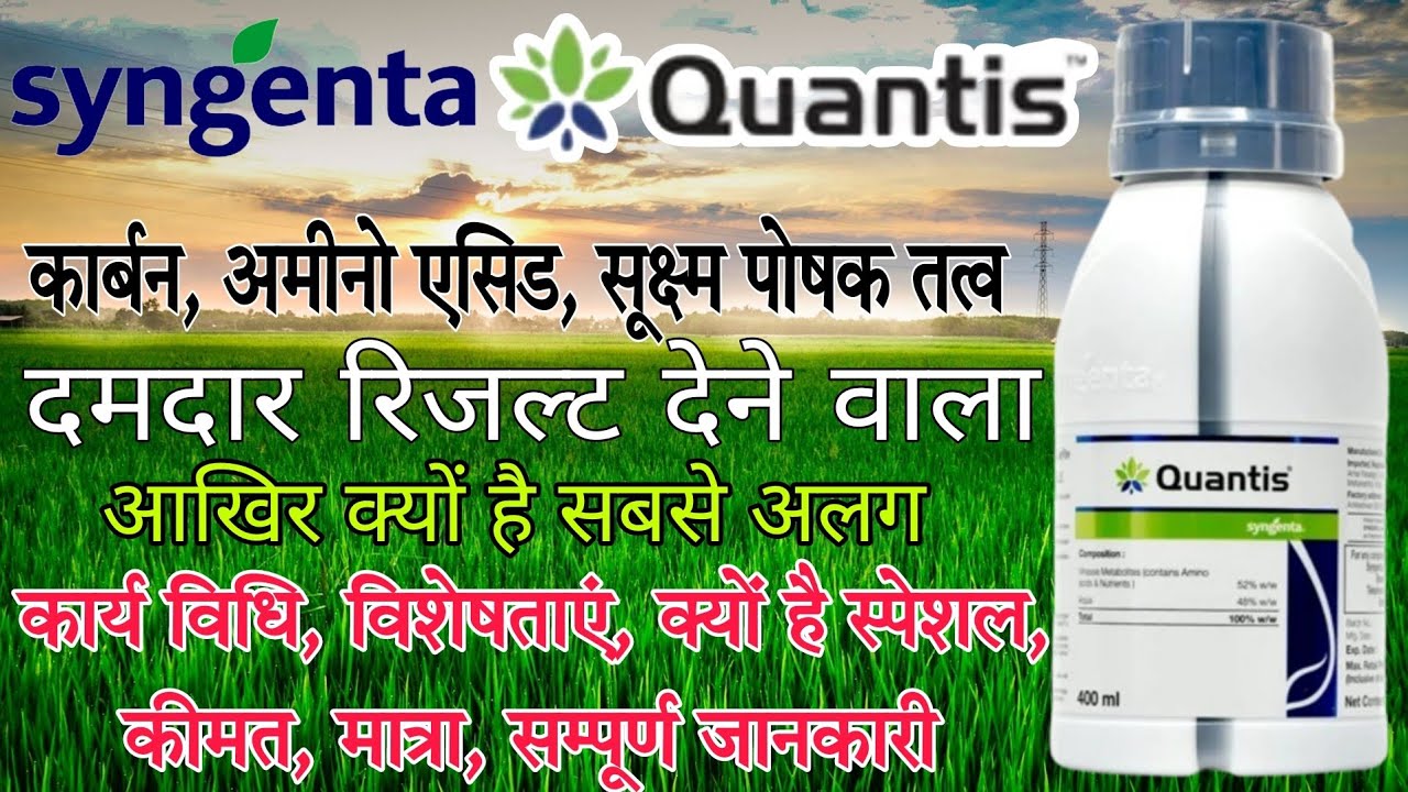 Syngenta Quantis || Quantis bio Stimulant || Quantis uses in hindi ...
