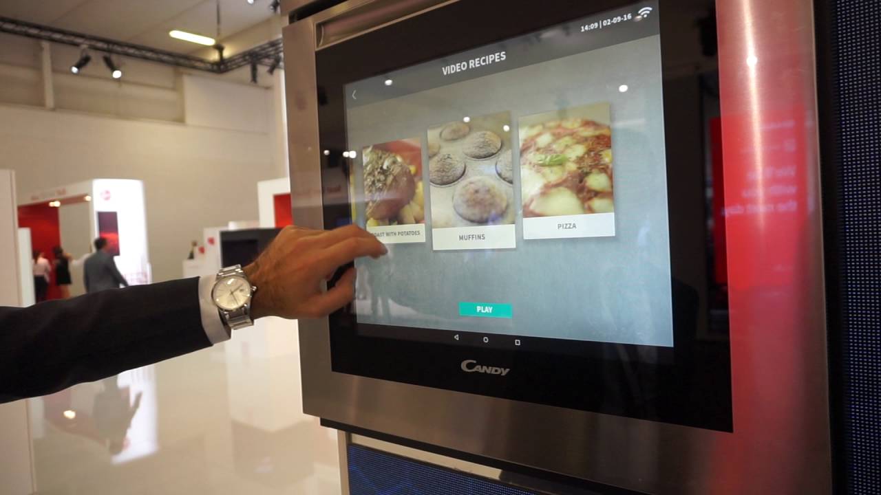 WTC Watching, Touching, Cooking oven - Ο έξυπνος φούρνος της Candy (IFA  2016) - YouTube