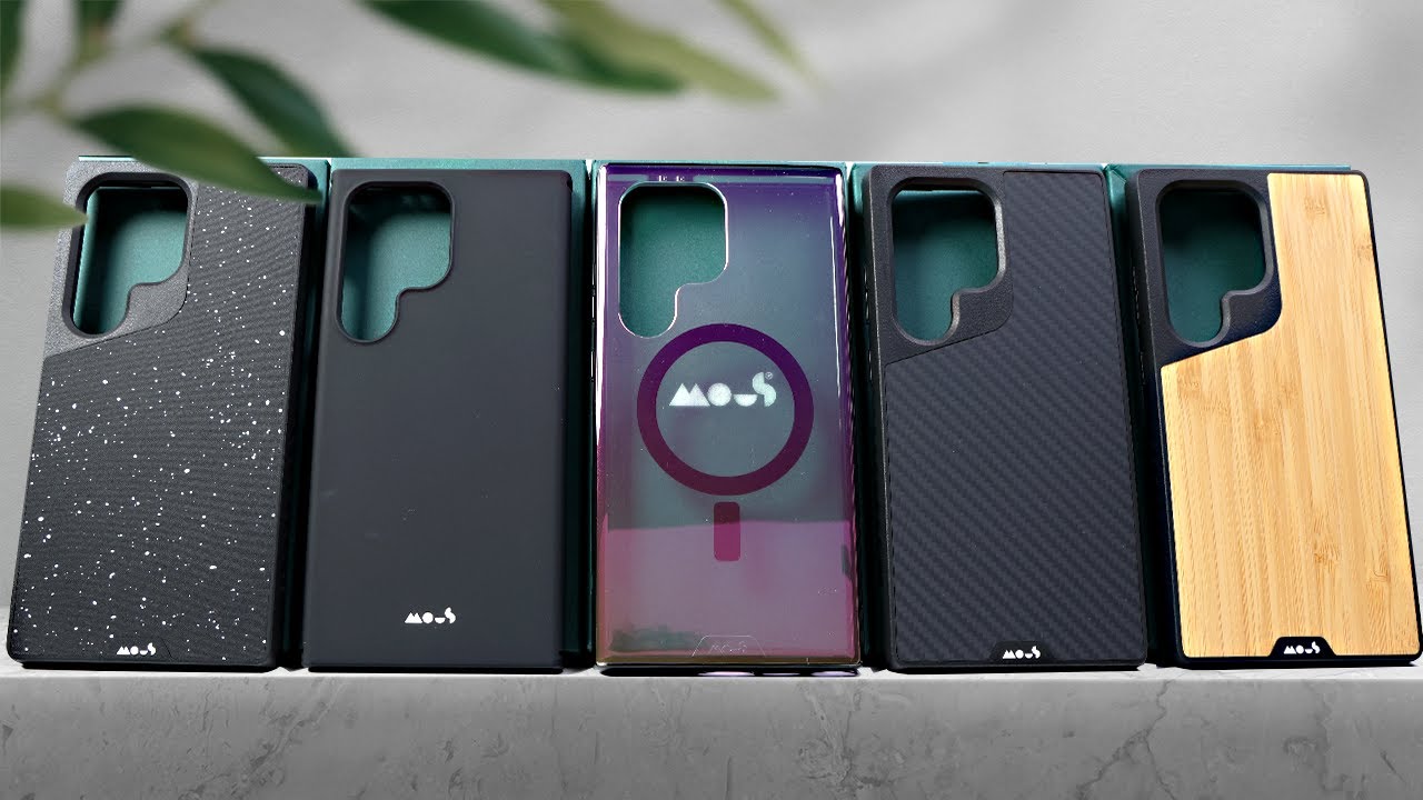 Mous case line-up - Samsung S24 Ultra (Ultra Thin, Limitless 5.0 & Clarity 2.0)