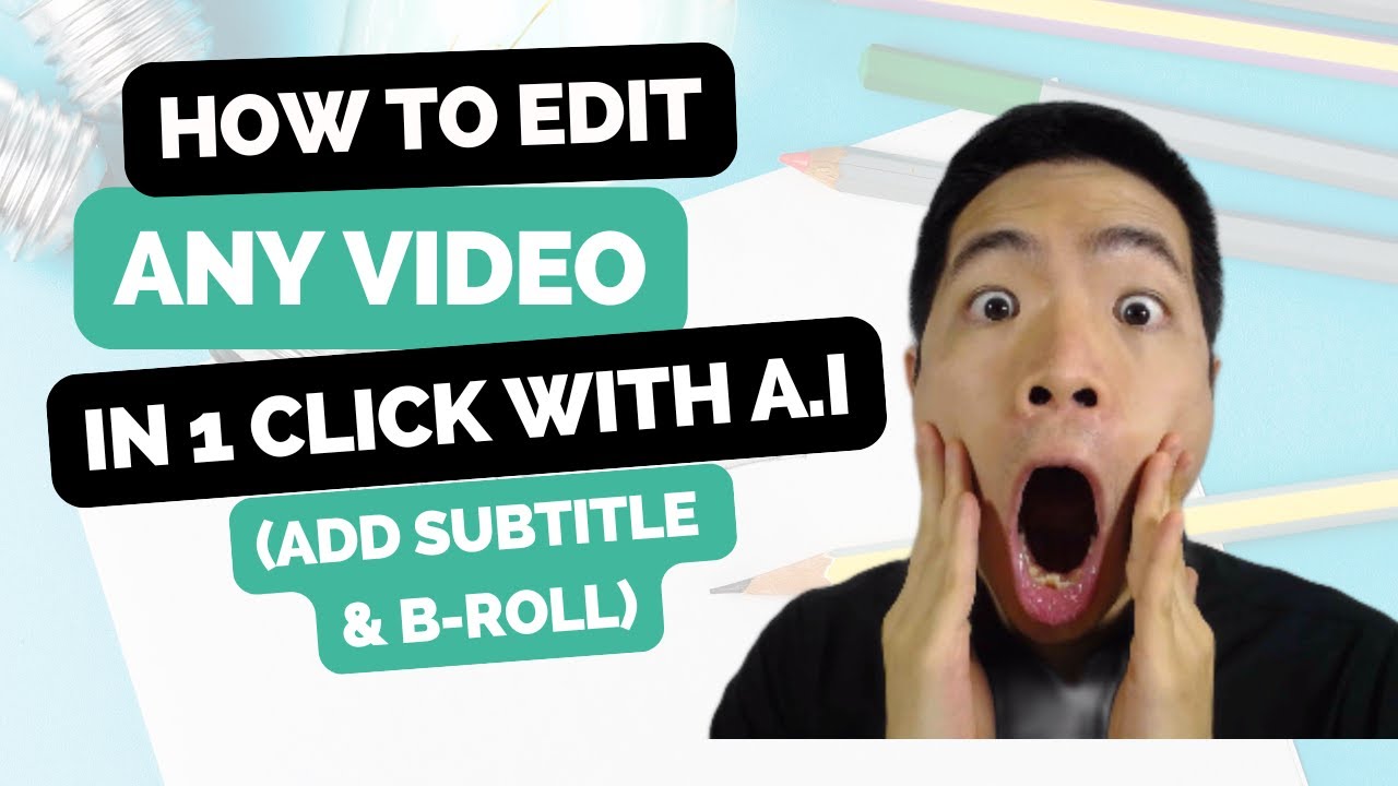How To Edit Any Video Instantly (Add Subtitles & B-Roll) Using A.I ...