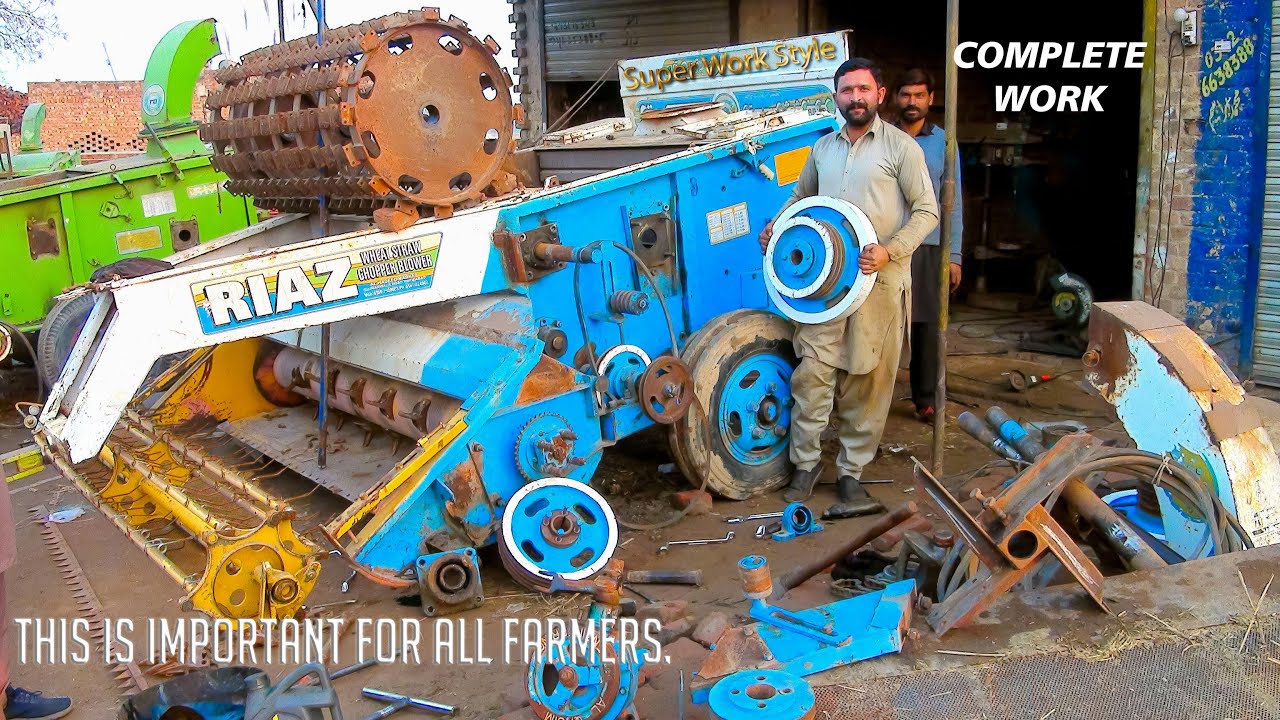 straw reaper repair complete process | chopper machine | It is important for all farmer