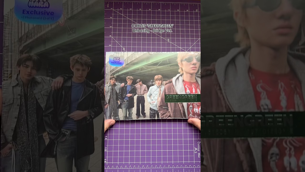 CORTIS 'GREENGREEN' Unboxing -Bridge Ver. #cortis #kpop #kpopalbum