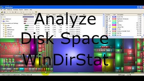 Analyze Disk Space Used with WinDirStat