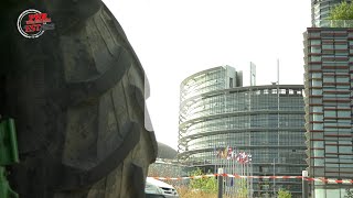 La manifestation des agriculteurs alsaciens à Strasbourg