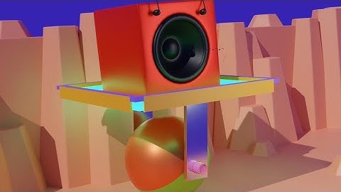 Speaker animation in Blender