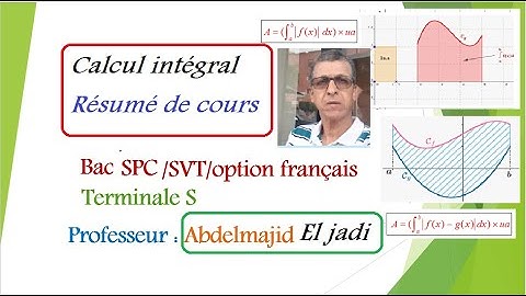 Calcul intégral 2SPC/ Résumé du cous/2sciences expérimentales( PC SVT)/Astuces techniques intégral