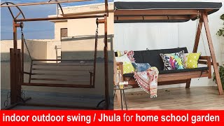 Garden Park Swing Outdoor Jhula Modren Indoor Jhoola Manufacturer for Home School Islamabad Pakistan