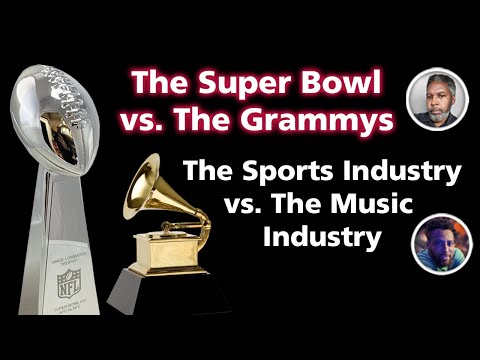 Super Bowl vs Grammys / The Sports Industry vs The Music Industry | Dewayne & AJ Talk Music Ep 003