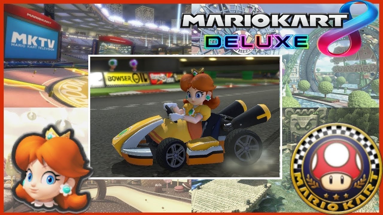 Mario Kart 8 Deluxe - Mushroom Cup 150cc (Bowser Gameplay) 