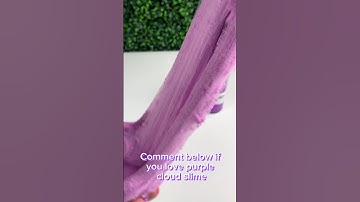 Making cloud slime purple #slimes #slimevideo #slime