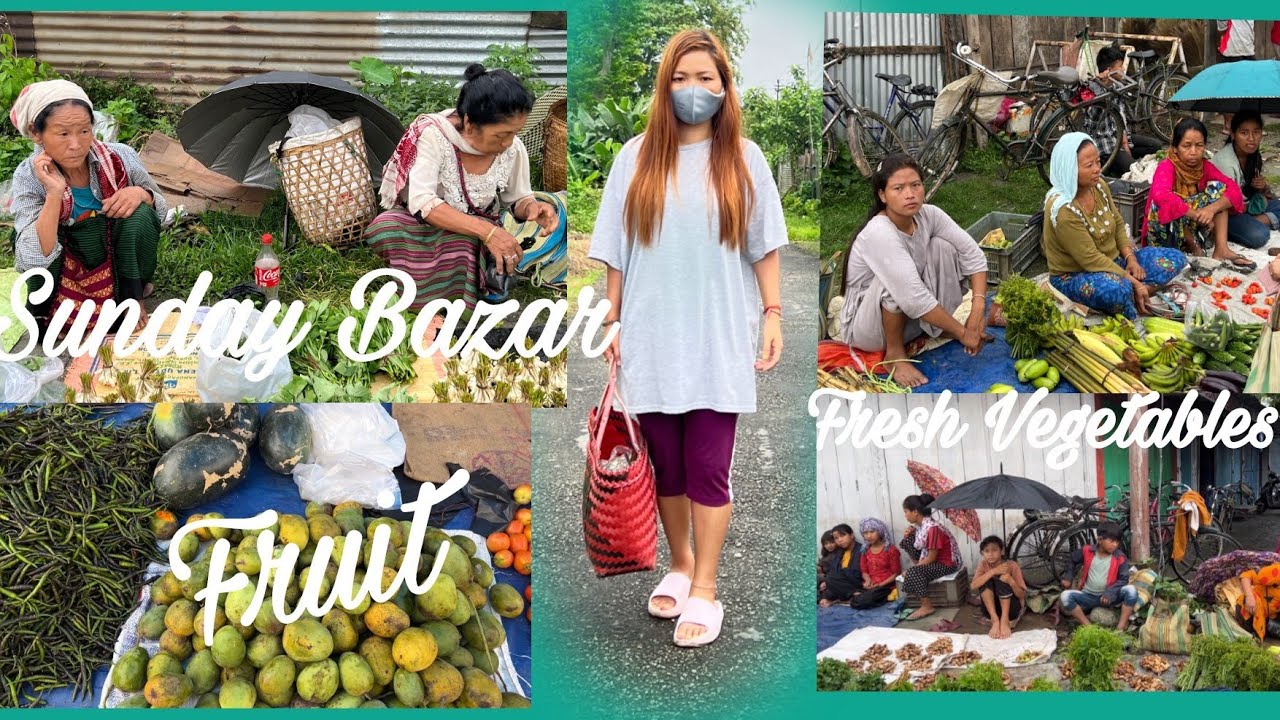 🌞Summer Sunday Bazar Tezu || Arunachal Pradesh || ama m ||